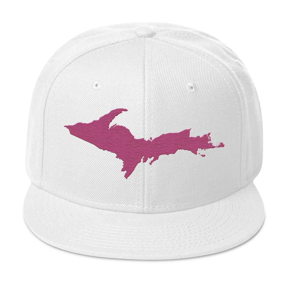 Upper Peninsula Snapback | 6-Panel - Apple Blossom Pink