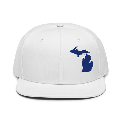 Michigan Snapback | 6-Panel - Bourbon Blue Outline