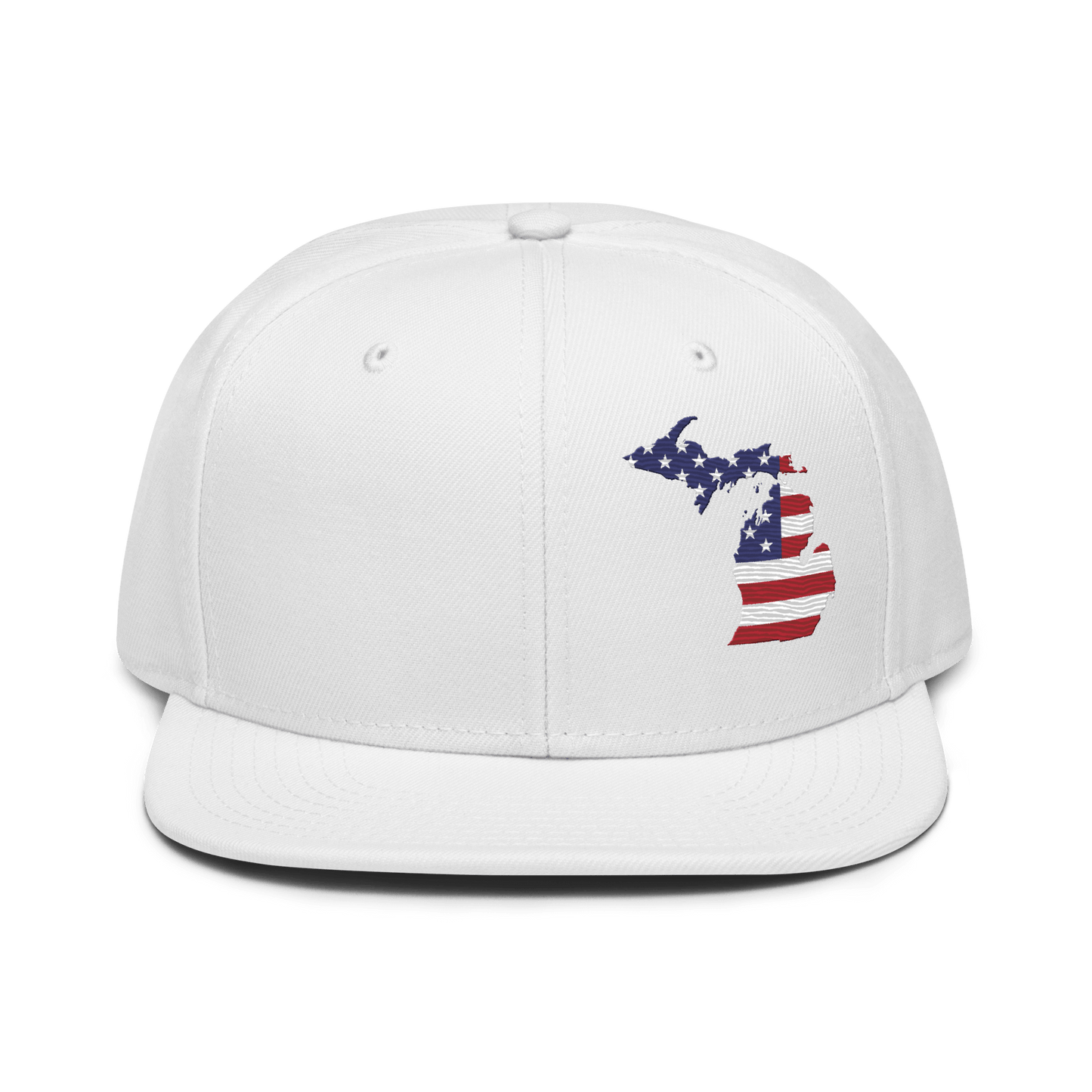 Michigan Snapback | 6-Panel - Patriotic Outline