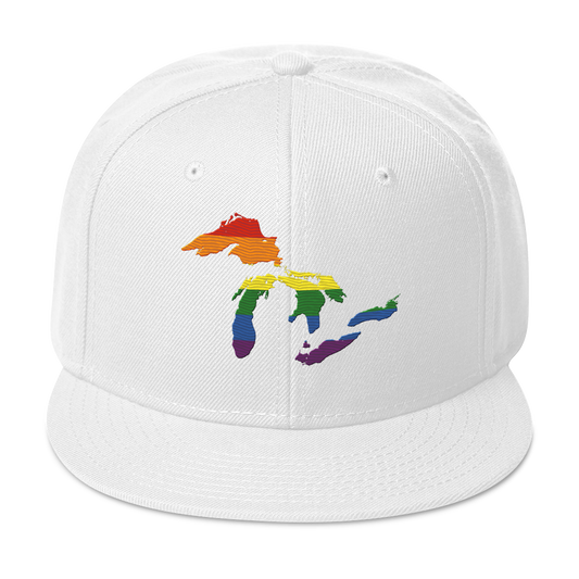 Great Lakes Snapback | 6-Panel - Rainbow Pride Edition