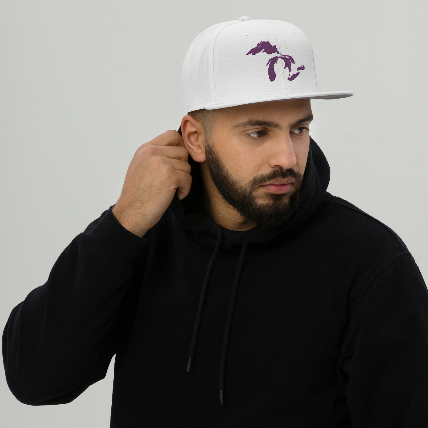 Great Lakes Snapback | 6-Panel - Plum