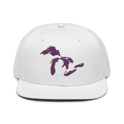 Great Lakes Snapback | 6-Panel - Plum