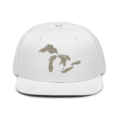 Great Lakes Snapback | 6-Panel - Petoskey Beige