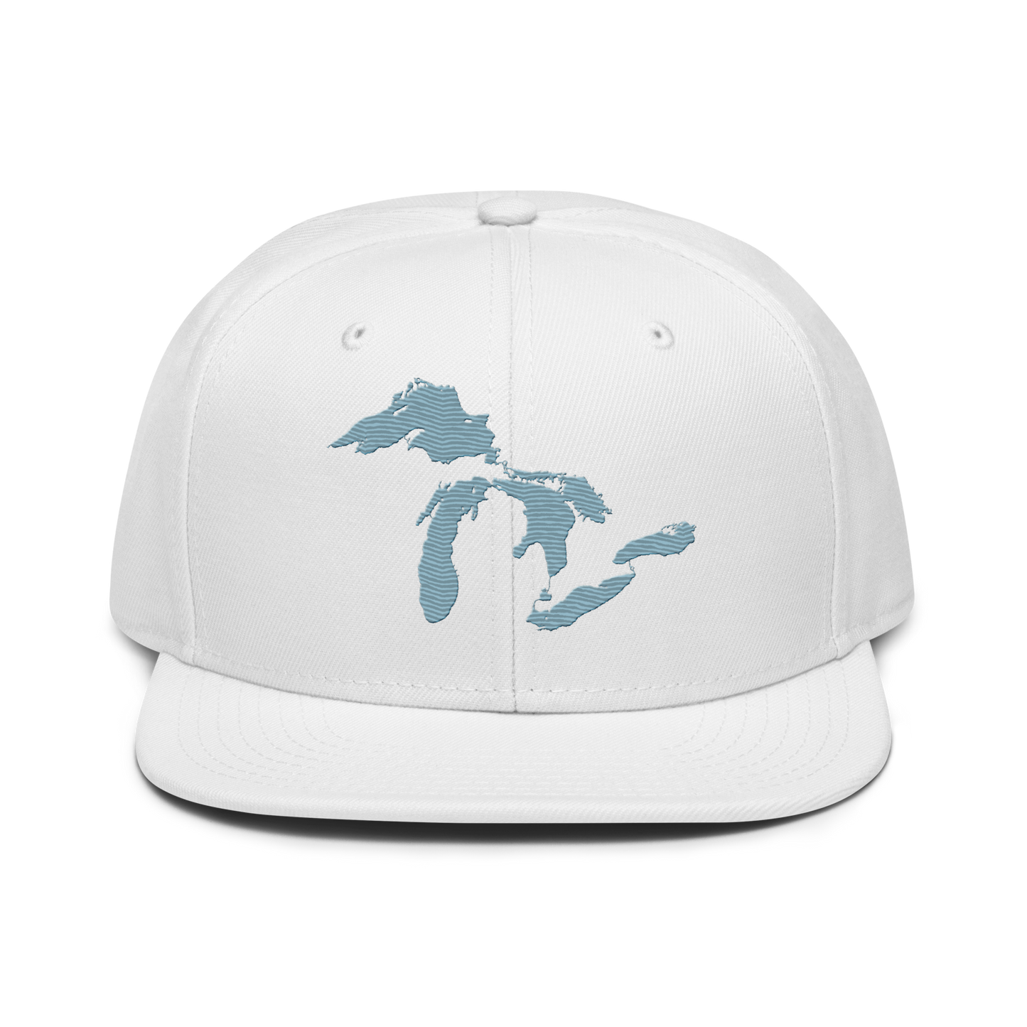 Great Lakes Snapback | 6-Panel - Opal Blue