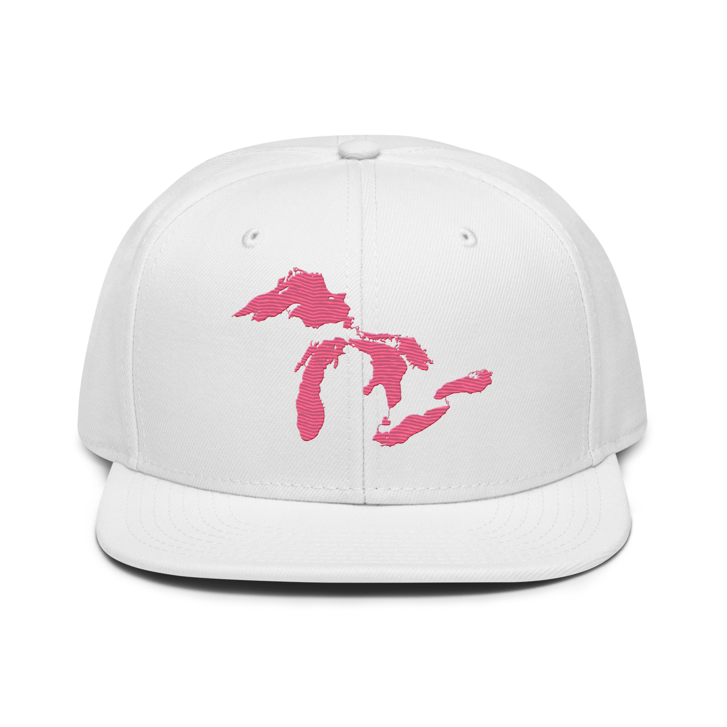 Great Lakes Snapback | 6-Panel - Rhodochrosite Pink