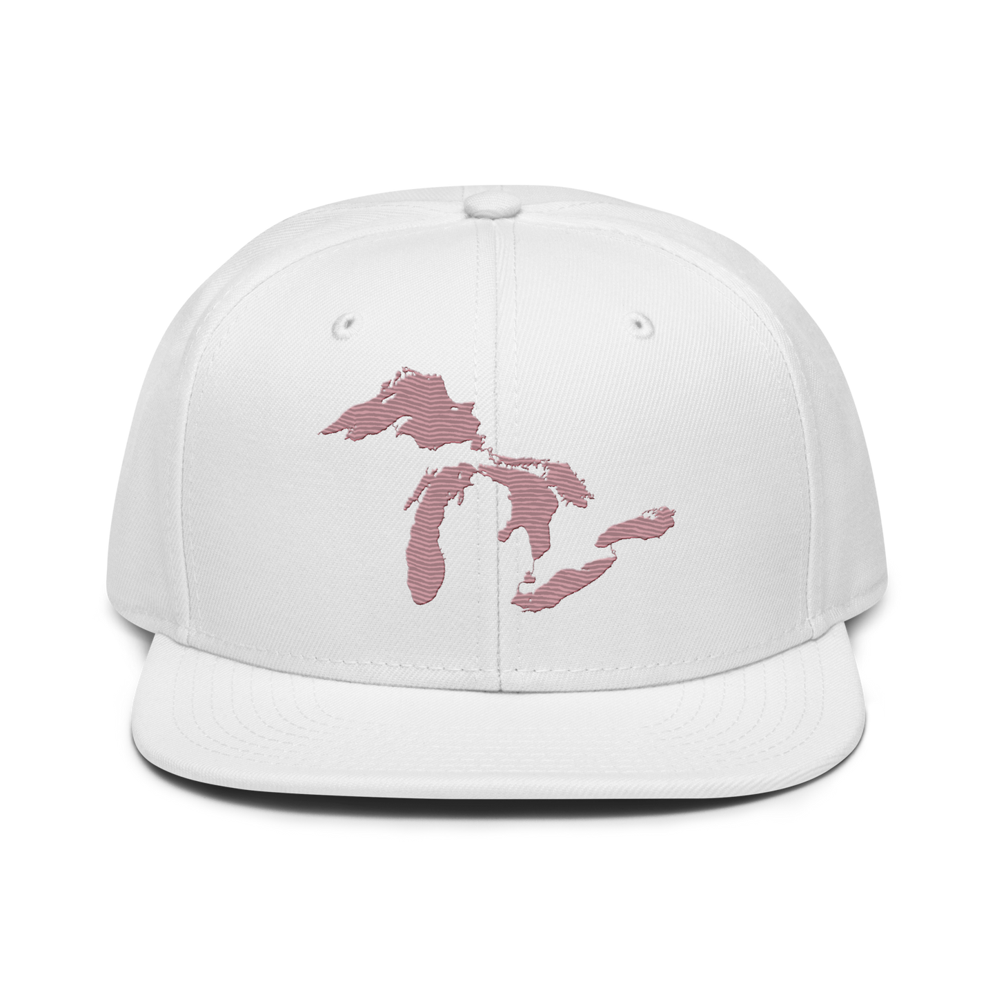 Great Lakes Snapback | 6-Panel - Cherry Blossom Pink