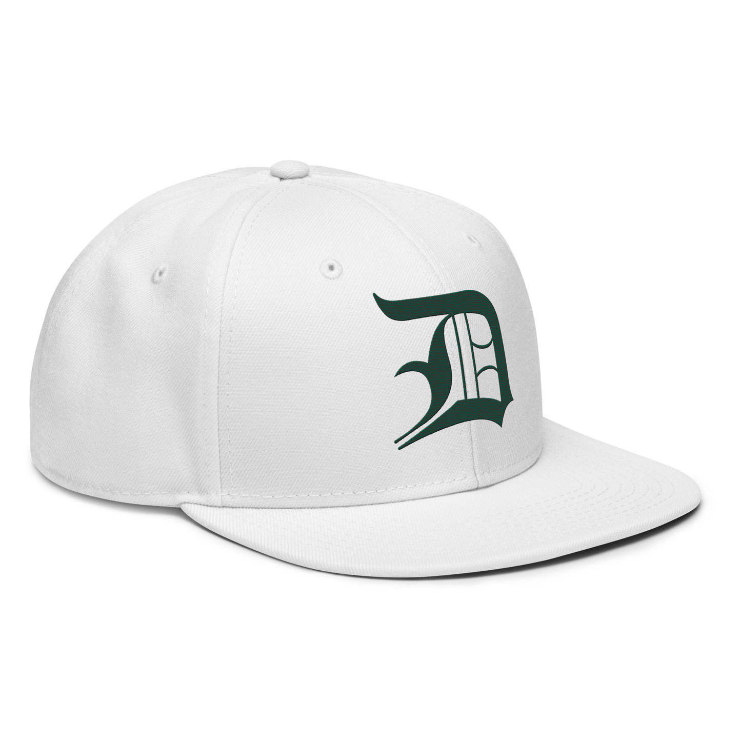 Detroit 'Old English D' Snapback | 6-Panel - Laconic Green