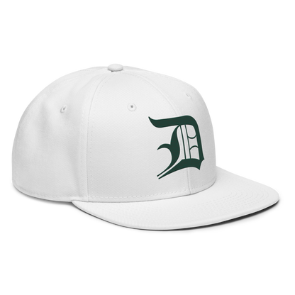 Detroit 'Old English D' Snapback | 6-Panel - Laconic Green