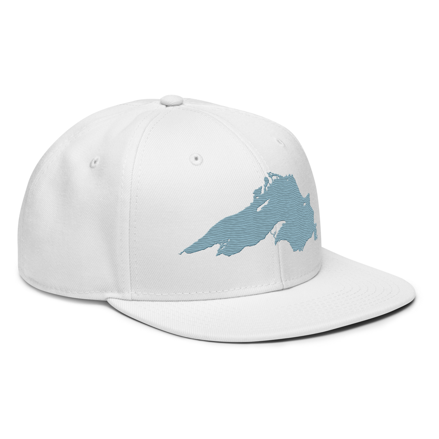 Lake Superior Snapback | 6-Panel - Opal Blue