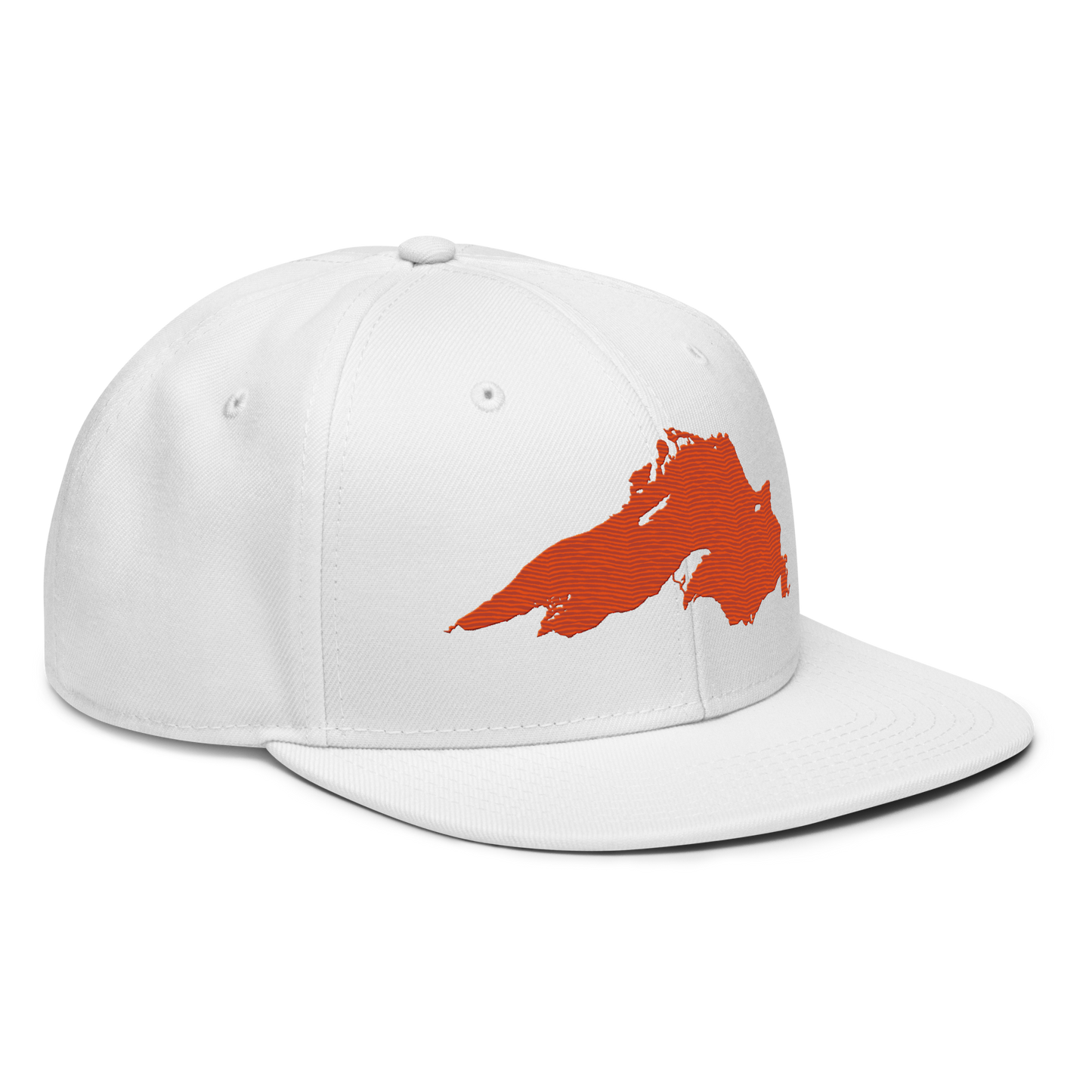 Lake Superior Snapback | 6-Panel - Maple Leaf Orange