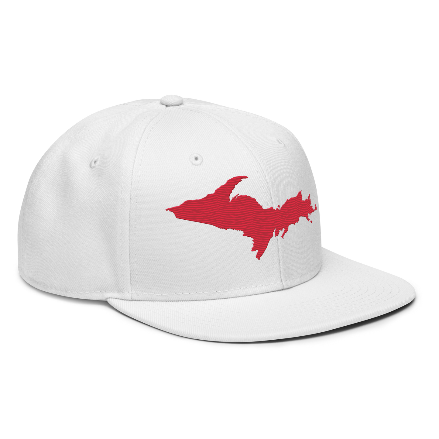 Upper Peninsula Snapback | 6-Panel - Lighthouse Red