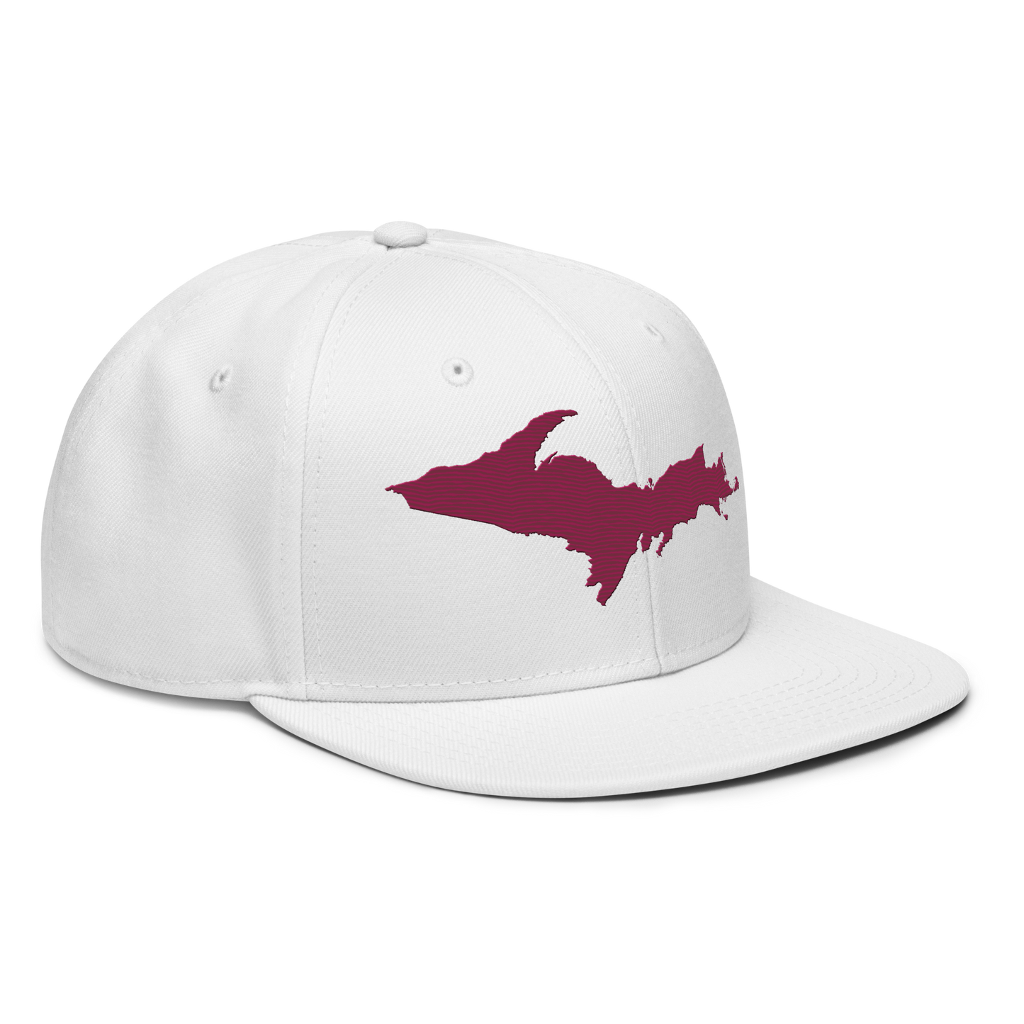 Upper Peninsula Snapback | 6-Panel - Ruby Red