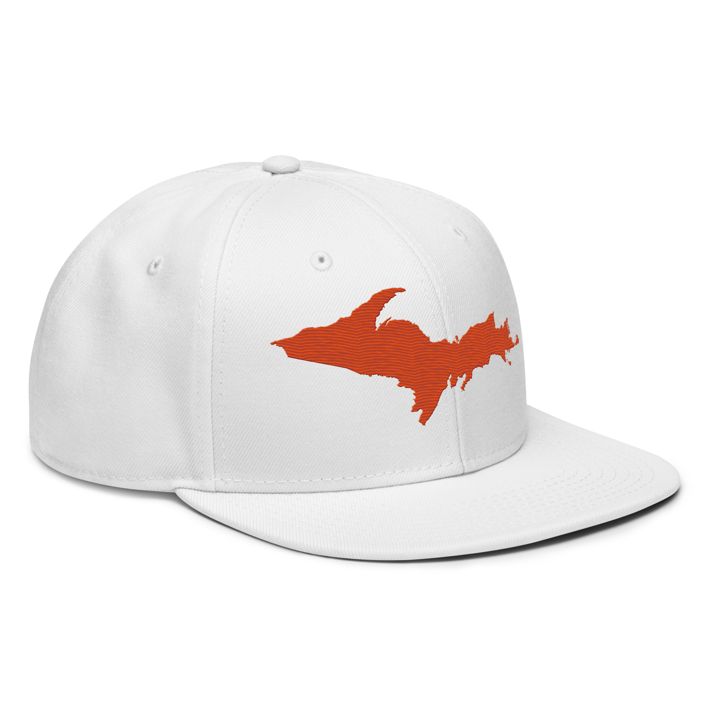 Upper Peninsula Snapback | 6-Panel - Maple Leaf Orange