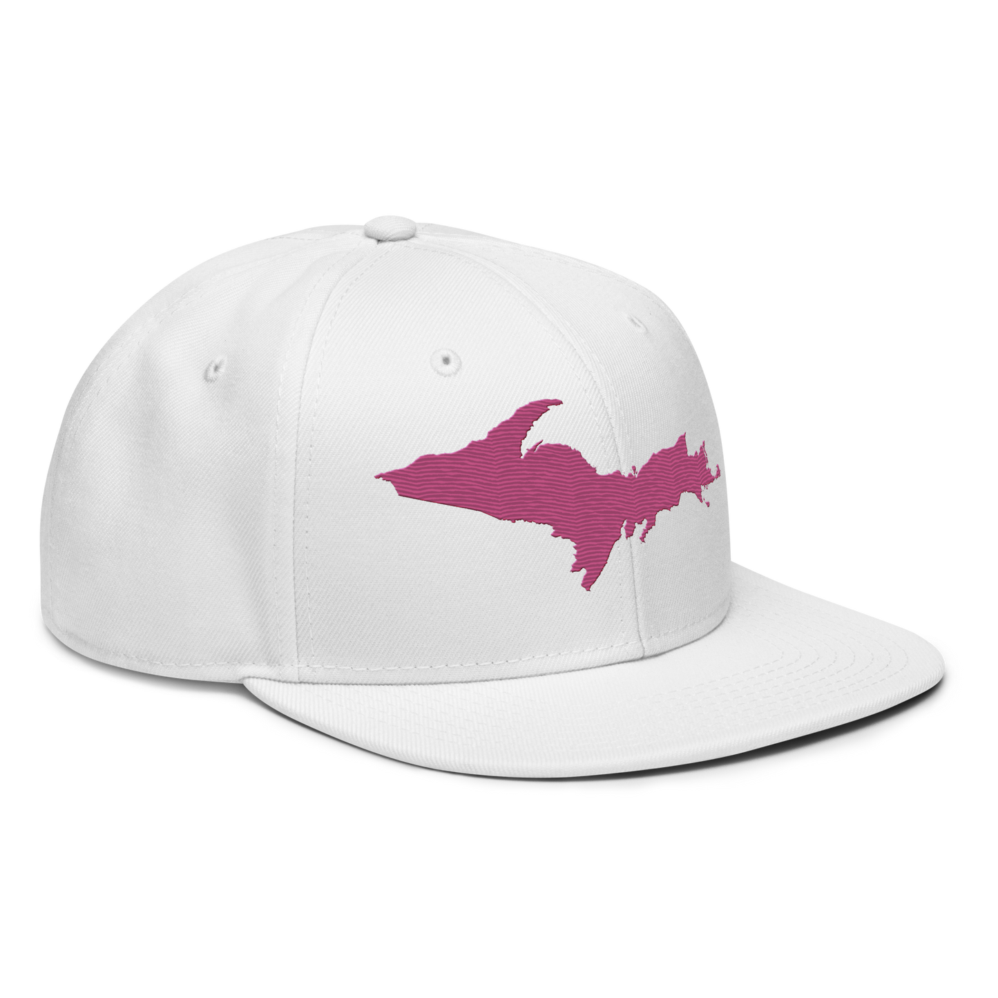 Upper Peninsula Snapback | 6-Panel - Apple Blossom Pink