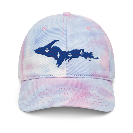 Michigan Upper Peninsula Tie-Dye Cap (French-Canadian Edition)