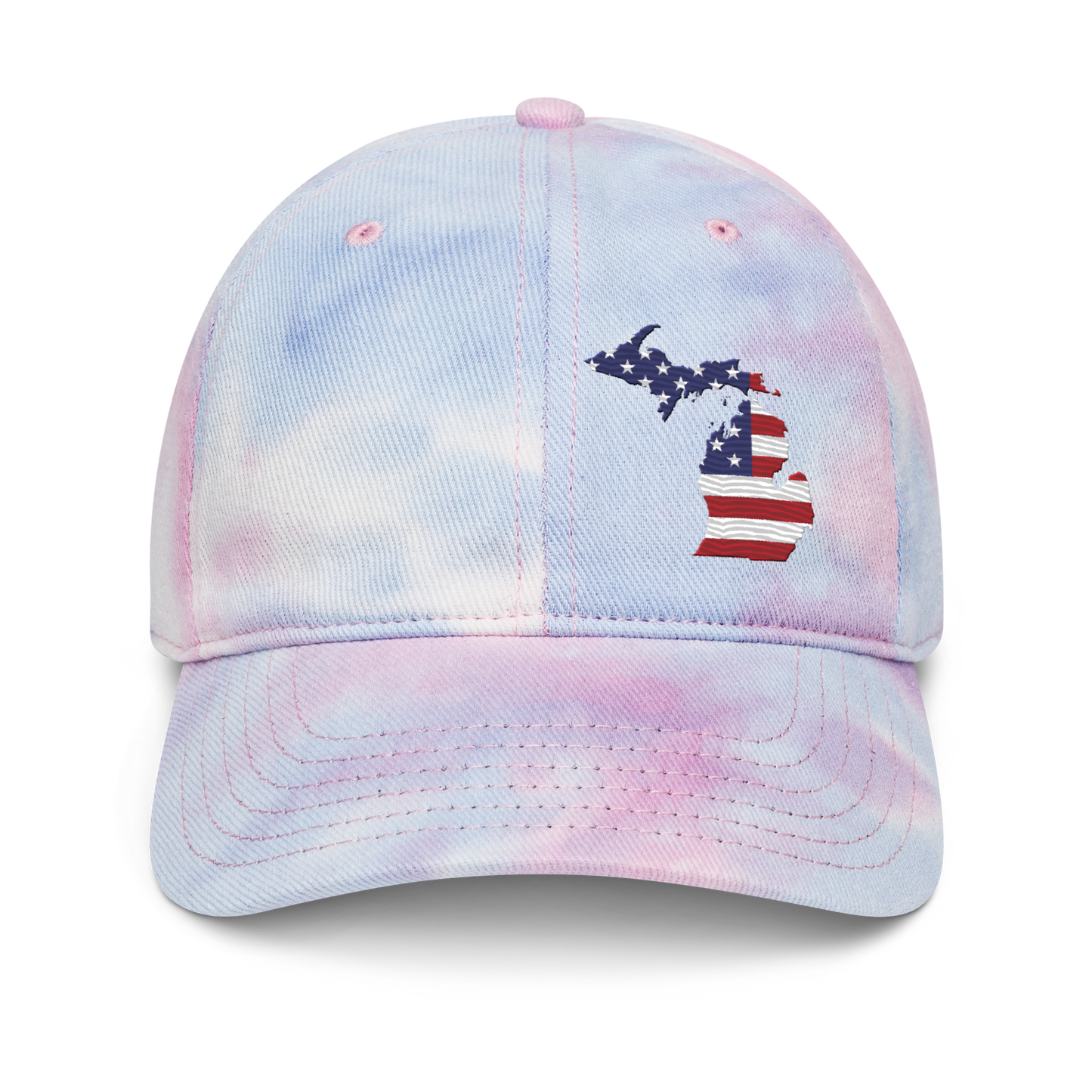 Michigan Tie-Dye Cap (Patriotic Edition)