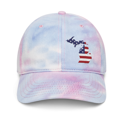 Michigan Tie-Dye Cap (Patriotic Edition)