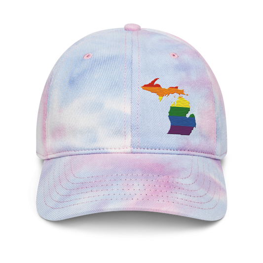 Michigan Tie-Dye Cap (Rainbow Pride Edition)