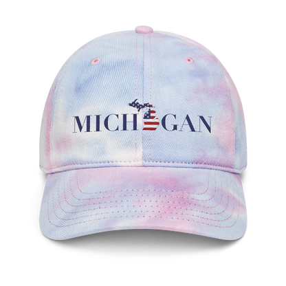 'Michigan' Tie-Dye Cap (Didone Patriot Edition)