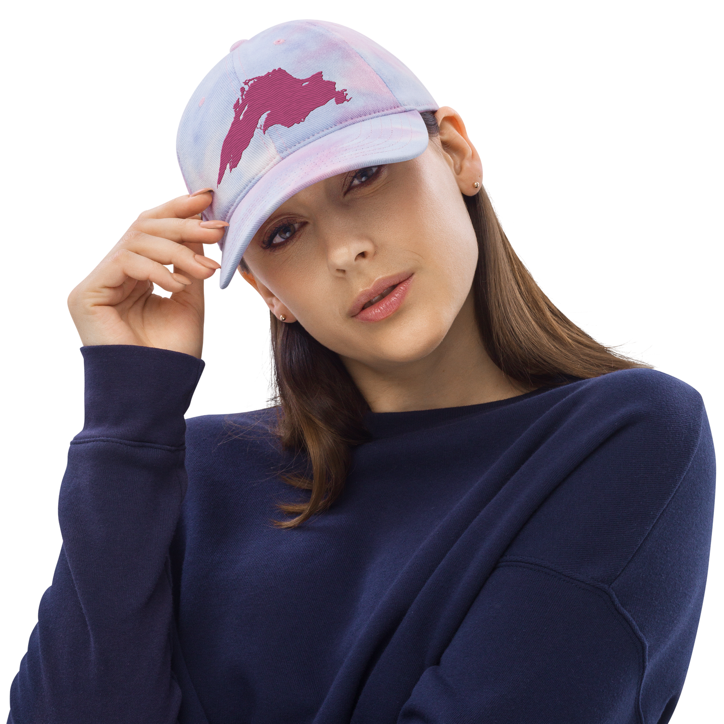 Lake Superior Tie-Dye Cap | Apple Blossom Pink