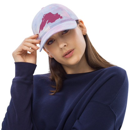 Lake Superior Tie-Dye Cap | Apple Blossom Pink