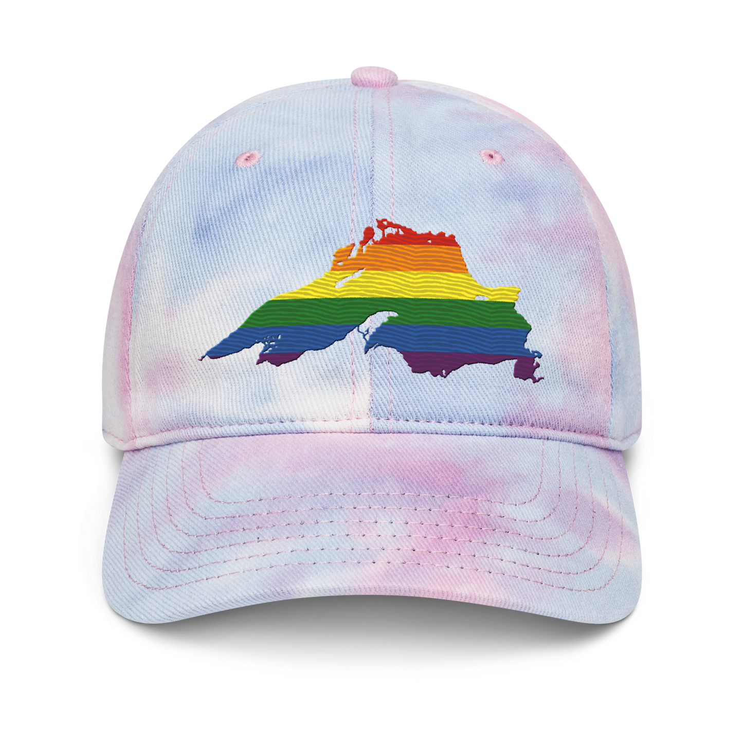 Lake Superior Tie-Dye Cap | Rainbow Pride Edition