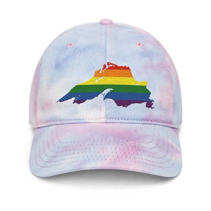 Lake Superior Tie-Dye Cap | Rainbow Pride Edition