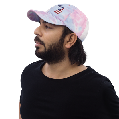 Michigan Tie-Dye Cap (Patriotic Edition)