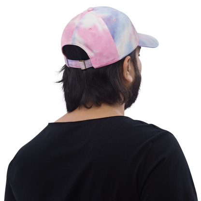 Michigan Upper Peninsula Tie-Dye Cap (Rainbow Pride Edition)