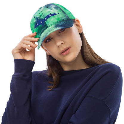 Michigan Upper Peninsula Tie-Dye Cap (French-Canadian Edition)