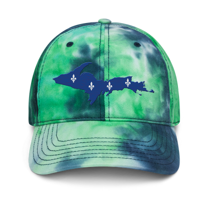 Michigan Upper Peninsula Tie-Dye Cap (French-Canadian Edition)