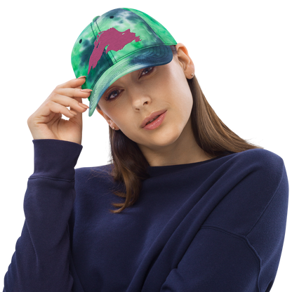 Lake Superior Tie-Dye Cap | Apple Blossom Pink