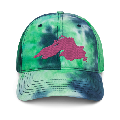 Lake Superior Tie-Dye Cap | Apple Blossom Pink