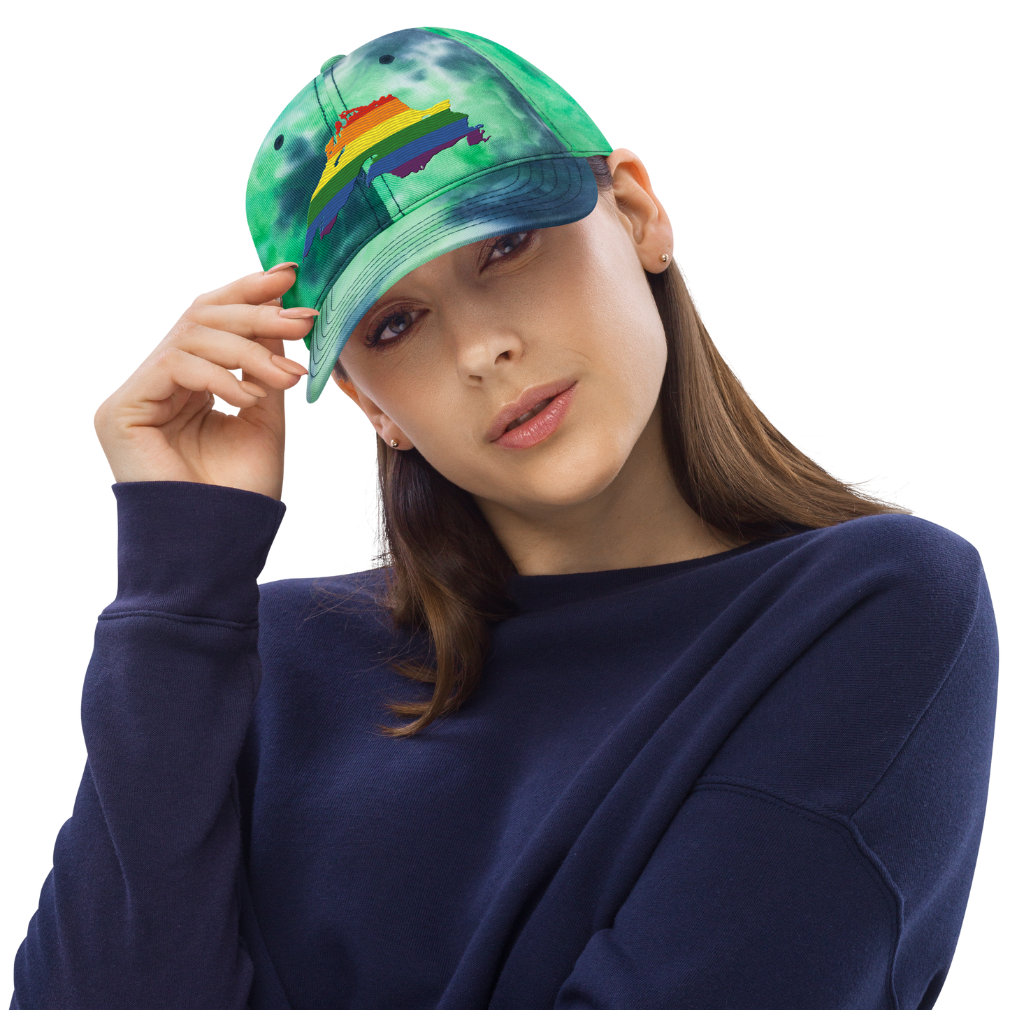 Lake Superior Tie-Dye Cap | Rainbow Pride Edition