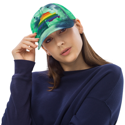 Lake Superior Tie-Dye Cap | Rainbow Pride Edition