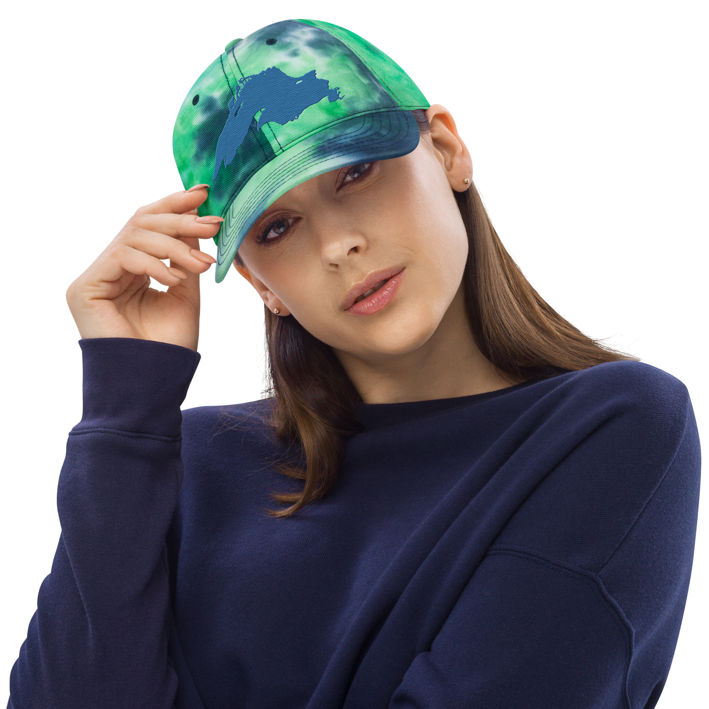 Lake Superior Tie-Dye Cap | Superior Blue