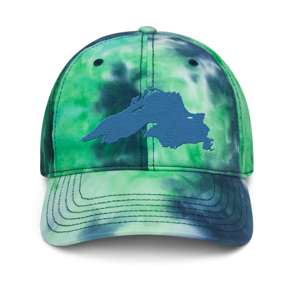 Lake Superior Tie-Dye Cap | Superior Blue