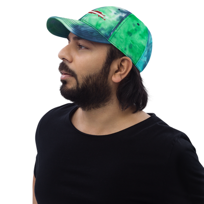 Michigan Upper Peninsula Tie-Dye Cap (Patriot Edition)