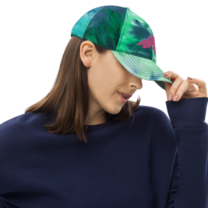 Lake Superior Tie-Dye Cap | Apple Blossom Pink