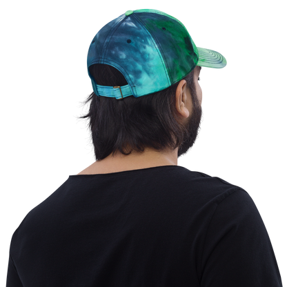 Michigan Upper Peninsula Tie-Dye Cap (Rainbow Pride Edition)