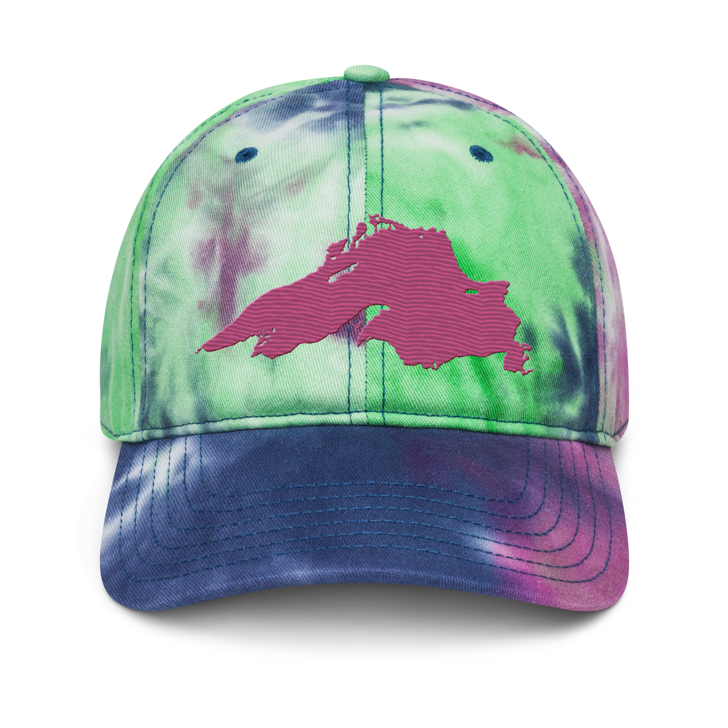 Lake Superior Tie-Dye Cap | Apple Blossom Pink