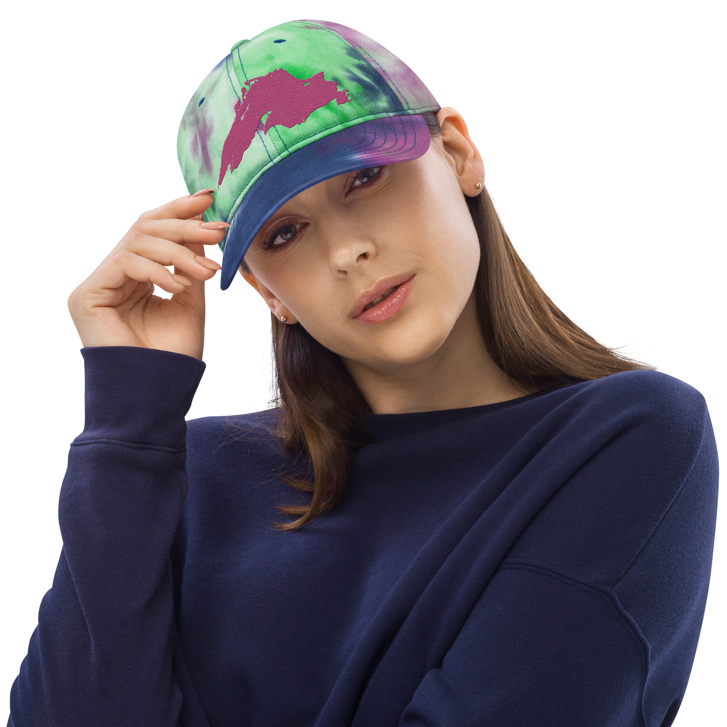 Lake Superior Tie-Dye Cap | Apple Blossom Pink