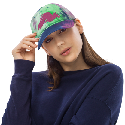 Lake Superior Tie-Dye Cap | Apple Blossom Pink