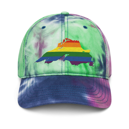 Lake Superior Tie-Dye Cap | Rainbow Pride Edition