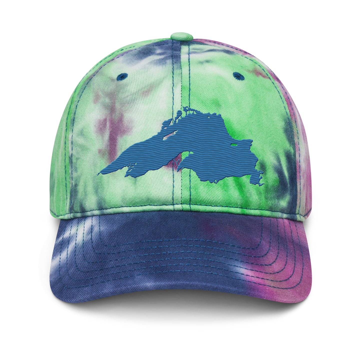 Lake Superior Tie-Dye Cap | Superior Blue