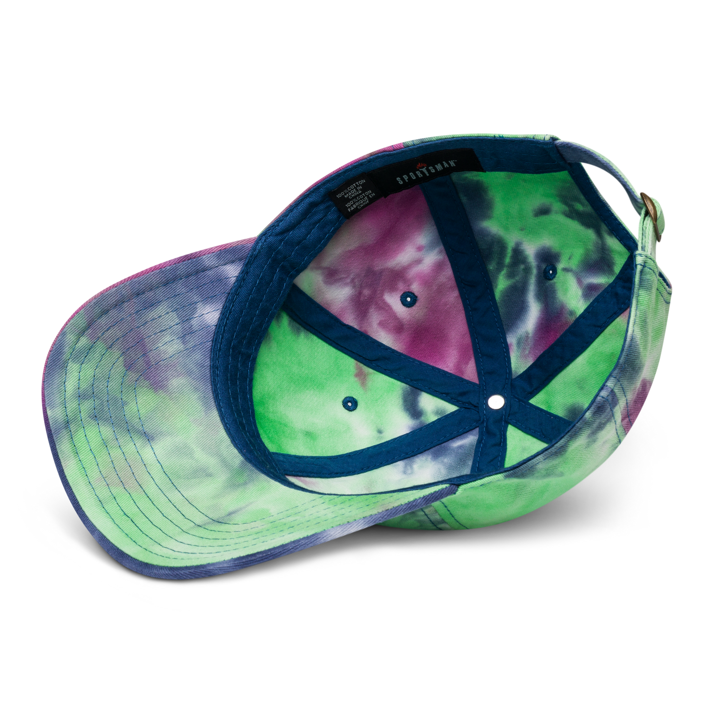 Michigan Upper Peninsula Tie-Dye Cap (Rainbow Pride Edition)