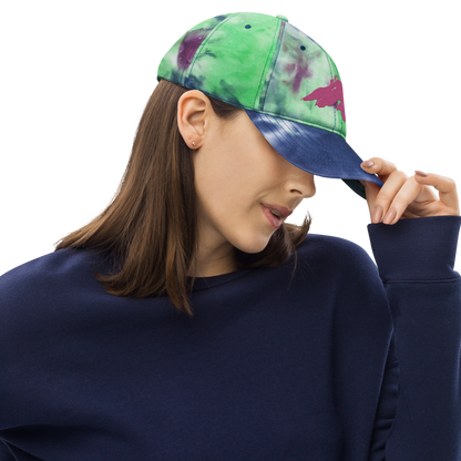 Lake Superior Tie-Dye Cap | Apple Blossom Pink