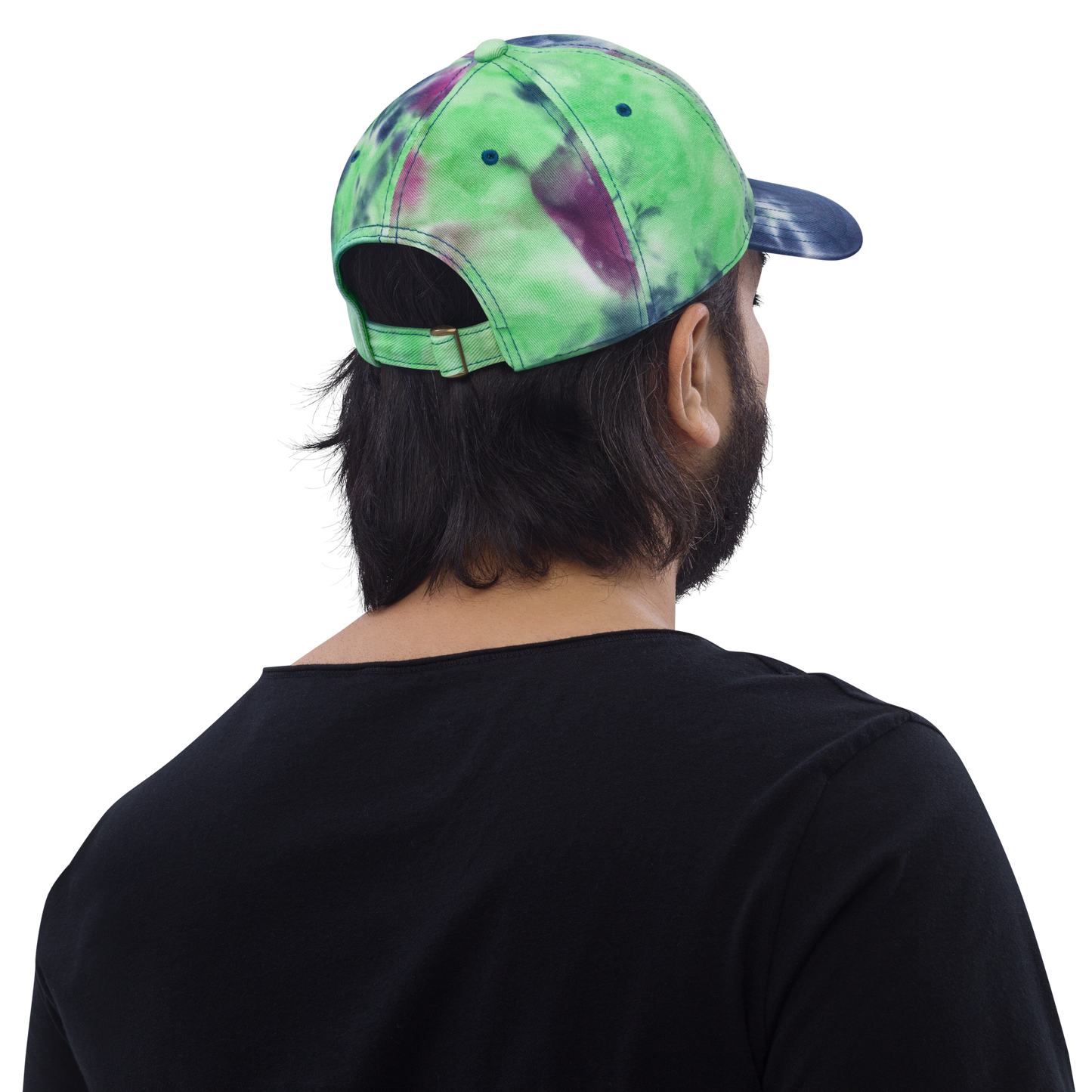 Michigan Upper Peninsula Tie-Dye Cap (Rainbow Pride Edition)