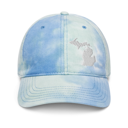 Michigan Tie-Dye Cap (White Outline)