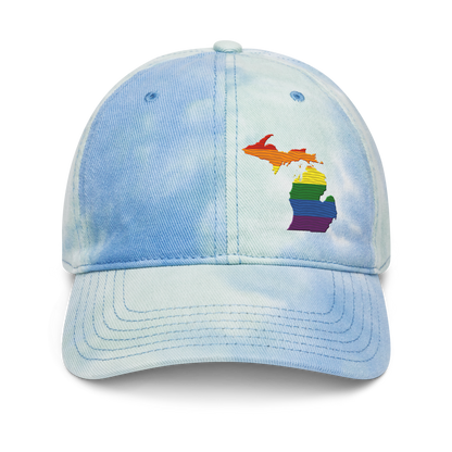 Michigan Tie-Dye Cap (Rainbow Pride Edition)